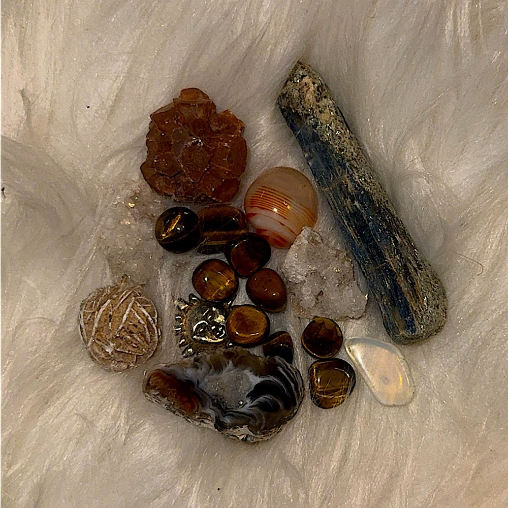 Random smaller crystals